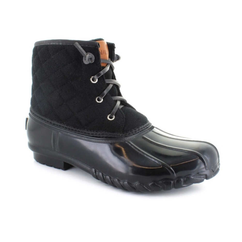 Nautica || Woman Wooley back rain / snow boots size 10